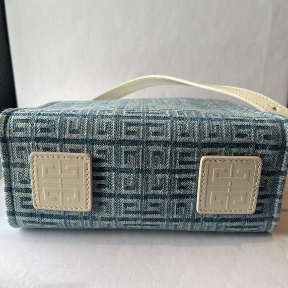 Givenchy Mini G Tote Shopping Bag In 4G Washed Denim - NWT - Picture 5 of 11